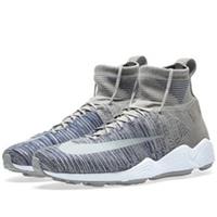 NIKE ZOOM MERCURIAL XI FLYKNIT UK 12 'LIGHT CHARCOAL' - 844626 005