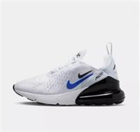 NIKE AIR MAX 270 GS UK 3 UNISEX 'WHITE HYPER ROYAL' - FD0691 100