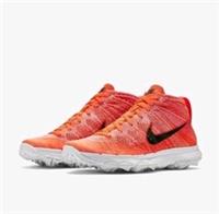 NIKE FLYKNIT CHUKKA WOMEN'S GOLF UK 6.5 UK 7 'TOTAL CRIMSON' - 819006 800