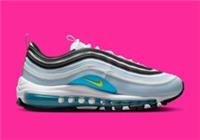 NIKE AIR MAX 97 GS UK 4 'BLUE WHISPER' - 921522 408