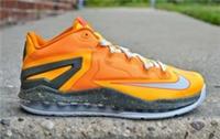 Nike Max Lebron XI Low UK 7 'ATOMIC MANGO' - 642849 800
