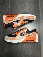 Nike Air Max 90 Premium Camo Bio Beige Safety Orange IF1721-201 Mens UK 8.5