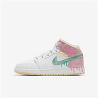 Nike Air Jordan 1 Mid GS UK 3 'Paint Drip' - DD1666 100