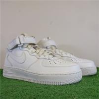 Nike Trainers Size 3.5 Womens Air Force 1 Mid Retro 07 Athletic Basketball Shoes