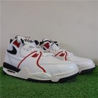 Nike Trainers Size 6 Womens White Air Flight 89 Leather Mid Top Basketball Shoes