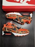 Nike Air Max 90 Duck Camo Orange CW4039-800 Mens UK 9