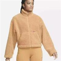Nike Sportswear Swoosh Sherpa Fleece Jacket Women's Size S - CU6639 201 - S Regular
