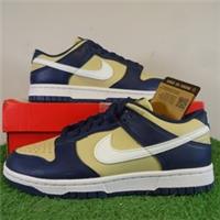 Nike Trainers Womens UK 4.5 Yellow Blue Dunk Low Next Nature Running Shoes