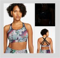 NIKE IMPACT STRAPPY PRINTED SPORTS BRA SIZE L (CK1946 073) - L Regular