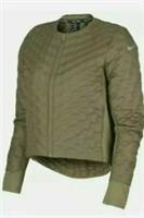 NIKE AEROLOFT RUNNING JACKET SIZE M (929132 209) OLIVE GREEN - M Regular