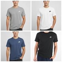 NIKE EMBROIDERED LOGO SHORT SLEEV CREW NECK T-SHIRT PREMIUM QUALITY SALE - 2XL Regular