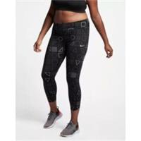 NIKE FLASH EPIC LUX PRINTED TIGHTS PLUS SIZE 1X (UK 22-24) (AR0436 010) - 1X (UK 22-24) Plus Size
