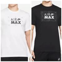 NIKE AIRMAX BOX SHORT SLEEVE MENS CREW NECK T-SHIRT SALE - XL Regular
