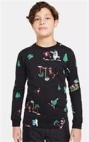 NIKE SPORTSWEAR LONGSLEEVE TOP CHRISTMAS SIZE M (137-147CM) (FJ6390 010)