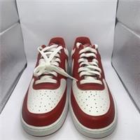 Nike Court Vision Low Gym Red White Uk Size 7.5