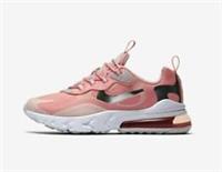 NIKE AIR MAX 270 REACT GG YOUTH SIZE UK 6 EUR 39 (CQ5420 611)PINK BLEACHED CORAL