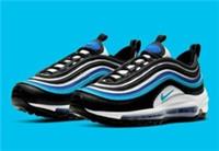 NIKE AIR MAX 97 (GS) YOUTH SIZE UK 5 EUR 38 (921522 019) BLACK/ HYPER BLUE/WHITE