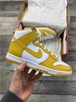 NIKE TRAINERS DUNK HIGH DARK SULFUR WOMENS SIZE UK3.5 US6 EUR36.5 DD1869-106
