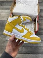 NIKE TRAINERS DUNK HIGH DARK SULFUR WOMENS SIZE UK3 US5.5 EUR36 DD1869-106