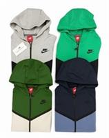 Nike Mens Contrast Colour Block Tracksuit Hoodie and Joggers Set