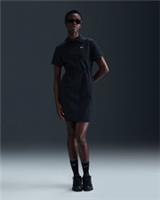 NIKE SHIRT SLEEVE MINI DRESS SIZE M (HJ1144 010) BLACK - M Regular