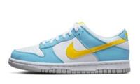 Nike Dunk Low GS Simpsons Kids | White Blue | Size UK4 & UK5 | Yellow Homer