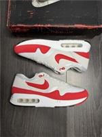 Nike Air Max 1 Big Bubble Sport Red DO9844-100 Womens UK 7.5