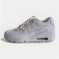 NIKE AIR MAX 90 MESH (GS) SIZE UK 5.5 EUR 38.5 (833418 100) WHITE