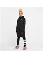 Nike Girls Fleece Parka Jacket (Black) - Sz-S Age 8-9 - New ~ BV3058 010
