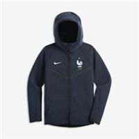 Nike Boys France FFF Tech Fleece Half Zip Hoodie XS Age 6 - 8 Yrs Blue White - Sz XS Age 6 - 8 Yrs Sz XS Age 6 - 8 Yrs
