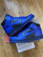 2000 NIKE DUNK HIGH BLACK ROYAL UK9 US10 NEW 100% AUTHENTIC RARE