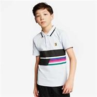 NikeCourt Advantage Boy's Tennis Polo Shirt (White) - Large (Age 12-13) - New