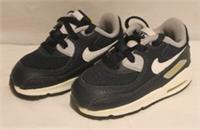 INFANTS NIKE AIR MAX 90 DARK BLUE WHITE TRAINER 408110-417