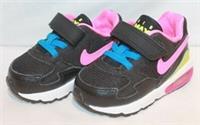 INFANTS NIKE AIR MAX ST BLACK PINK TRAINER 653822-006