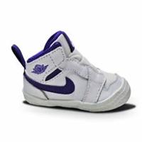 Babies baby Nike Jordan 1 Crib Bootie (PS) - AT3745 151- White Court Purple