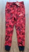 Nike Boys Tech Fleece Joggers Sz M Age 10 - 11 Yrs Red Black New 828723 657