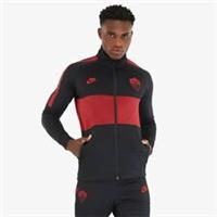 Nike Roma F.C Strike Boys Football Jacket Sz L Black Burgundy AO6753 010 New
