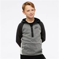 Nike Boys Tech Fleece Half Zip Hoodie (Grey) - XS (Age 6 - 8) - New ~ 938344 09 - Sz XS Age 6 - 8 Yrs Sz XS Age 6 - 8 Yrs