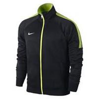 Nike Youth Unisex Black Volt Yellow Team Club Trainer Jacket Track Top