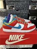 Uk 9.5 - Nike Dunk Low QS Trainers LeBron James Fruity Pebbles