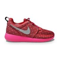 Nike Rosherun Print (GS) 677787 606 Dark Red Metallic Pink White UK 5