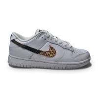 Nike Dunk Low SE DD7099 100 Leopard Multicolor White UK 6