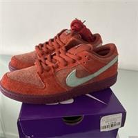 Nike SB Dunk Low Mystic Red Rosewood Uk 7 New In Box