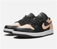 Nike Air Jordan 1 Low Crimson Tint Trainers Mens Uk Size 8.5 EU 43 553558 034