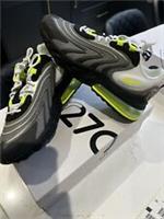 Nike Air Max 270 Shoes React ENG Neon-Yellow/Volt/Gray/White/Black Mens Size UK7