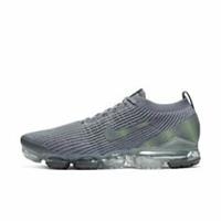 Nike Air VaporMax Flyknit 3 UK 6 (EUR 39 Particle Grey Ghost Green CU1926 002