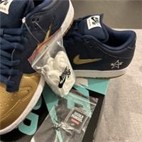 Nike Dunk SB Low x Supreme OG QS Metallic Gold 2019 (CK3480-700) Men's Size UK 7