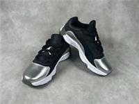 Nike Air Jordan 11 CMFT Low Womens Trainers - Black / Silver - Size UK 3.5 🔥
