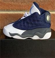 NIKE AIR JORDAN 13 RETRO TD FLINT 414581-404 Size UK 2.5 EUR 18.5 US 3C