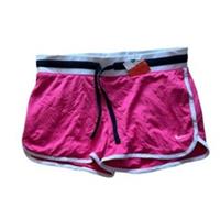 Nike Athletic Dept Ladies Breathable Gym Shorts Pink (& White) M Medium - New - M Regular